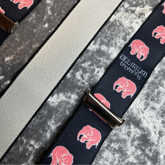 GERMAN BEER ELEPHANT DELIRIUM TREMENS SUSPENDERS - Picture 2 of 4